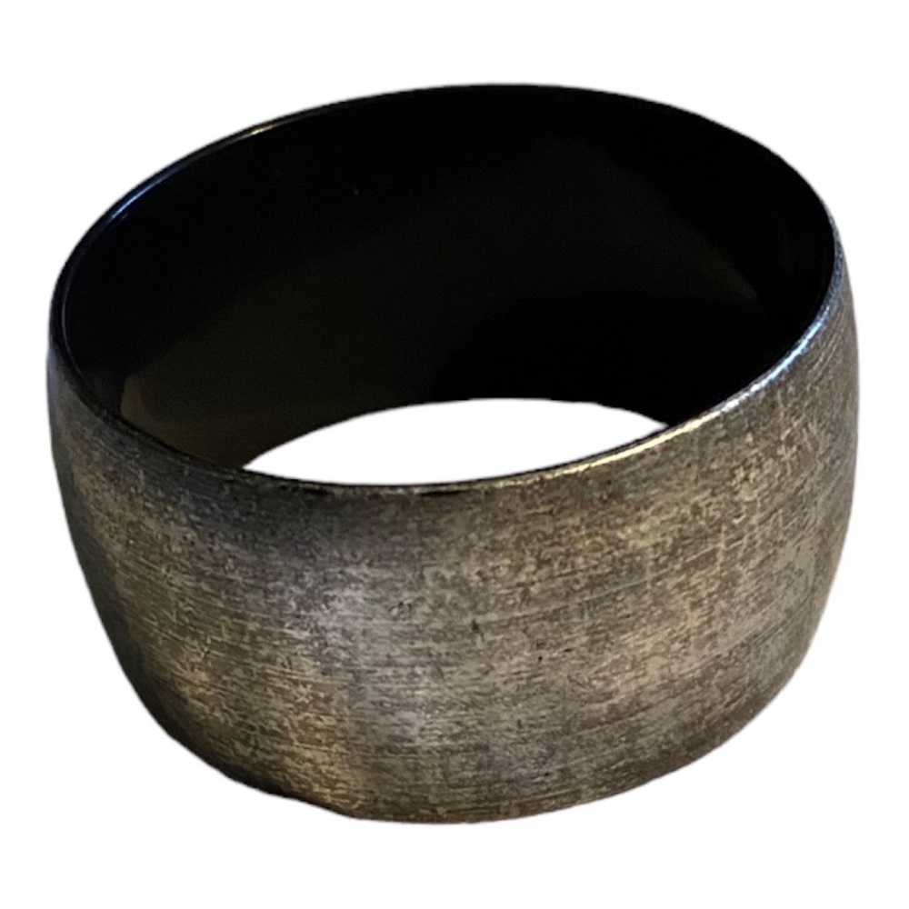 Silver Brushed Bangle Bracelet